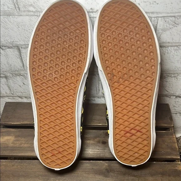 Vans Old Skool Daze Later Sappy Face Black and Yellow Ying Yang Sneakers - Picture 10 of 12